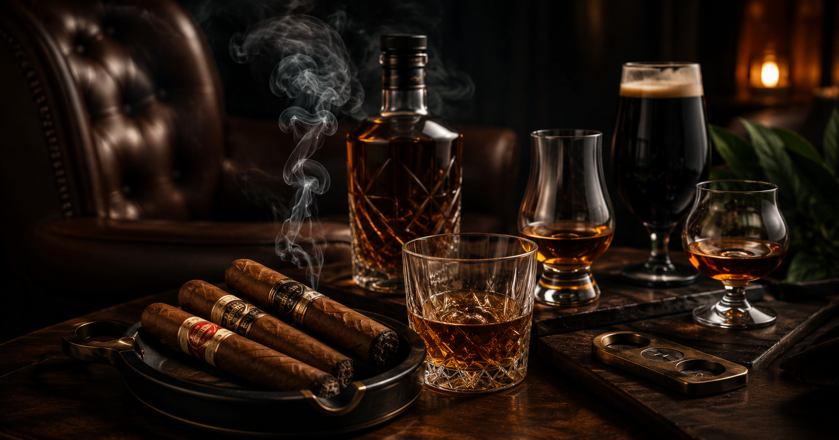 Cigar and Drink Pairings: What Flavors and Strengths Go Best With Bourbon, Scotch, Rum, Beer & Wine?